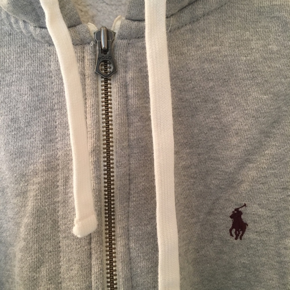 Ralph Laure Hoodie Fleece Sweater- Large